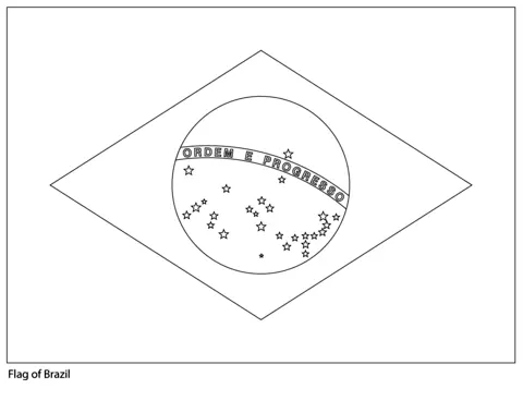 Banderas La Copa Del Mundo 2018 Para Colorear 14