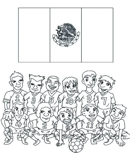 Banderas La Copa Del Mundo 2018 Para Colorear 31