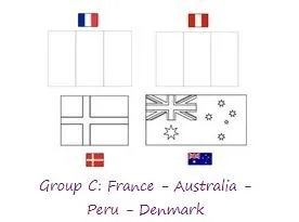 Banderas La Copa Del Mundo 2018 Para Colorear 33