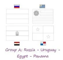 World Cup 2018 Flags Coloring Pages 76