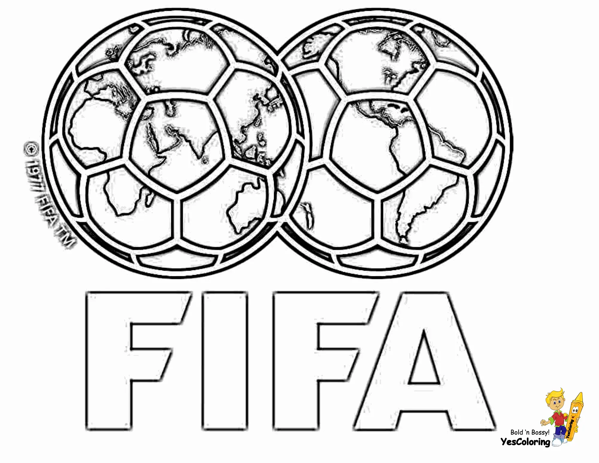 World Cup Logo Coloring Pages 20
