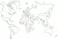 World map Coloring Pages 3