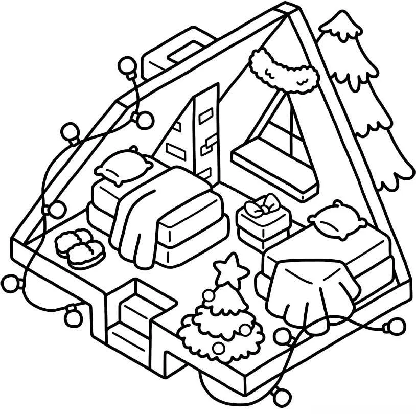Xmas Corner Coloring pages 10