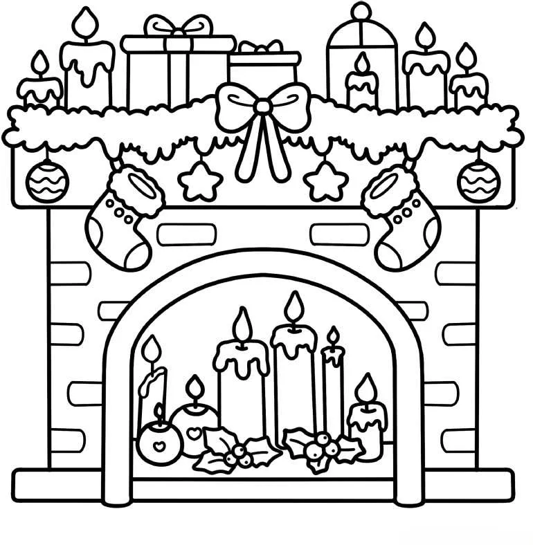 Xmas Corner Coloring pages 31
