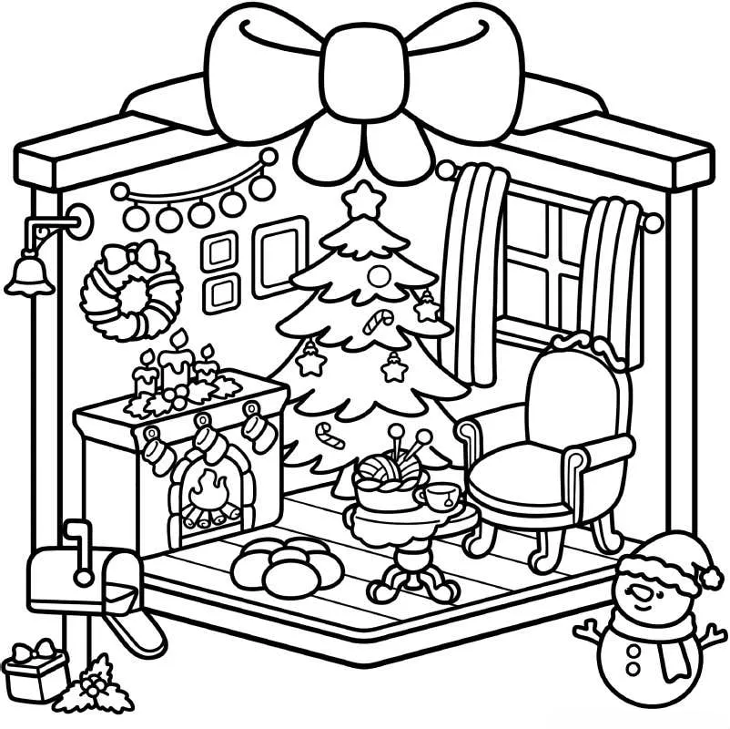 Xmas Corner Coloring pages 36