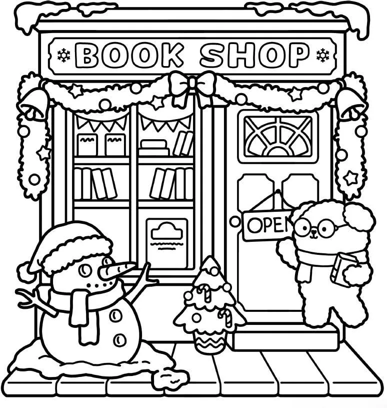 Xmas Corner Coloring pages 6