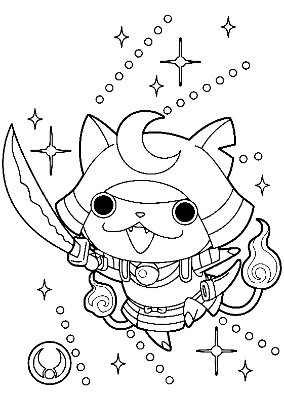 Yo Kai Watch Coloring Pages 13