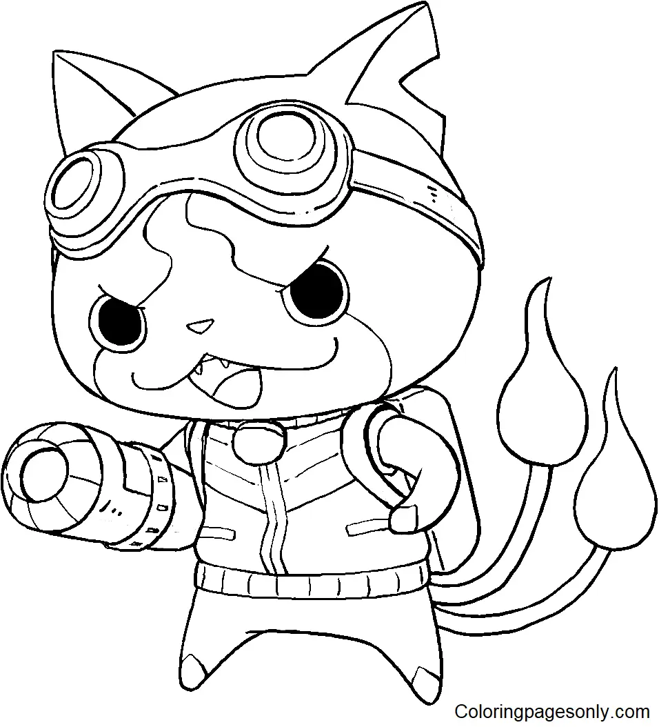 Yo Kai Watch Coloring Pages 32