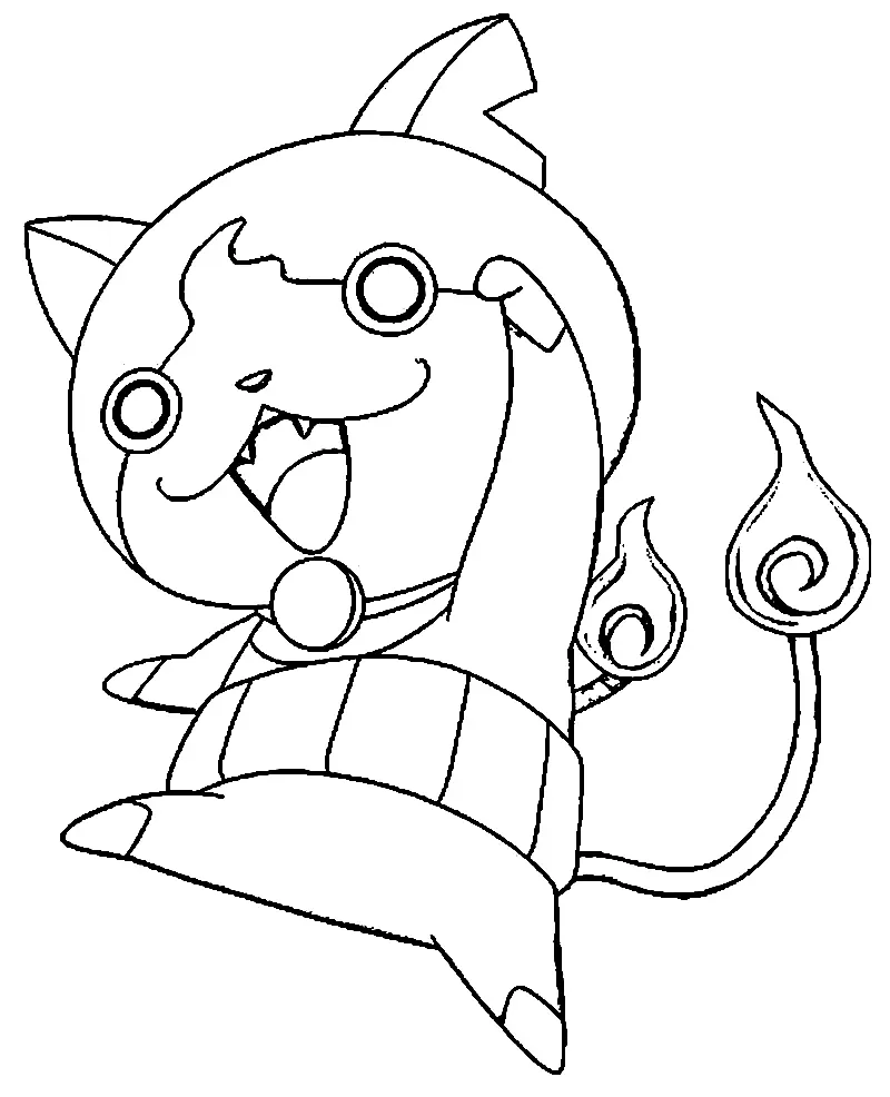 Desenhos de Yo Kai Watch Para Colorir 56