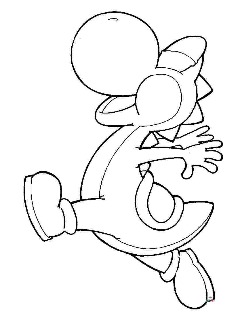 Yoshi Coloring Pages