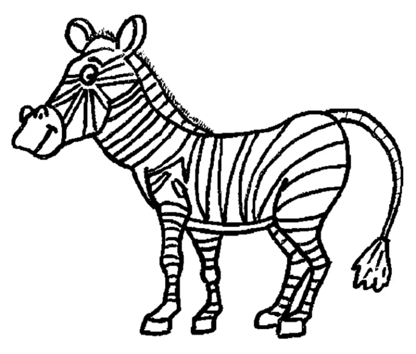Zebra Coloring Pages 18
