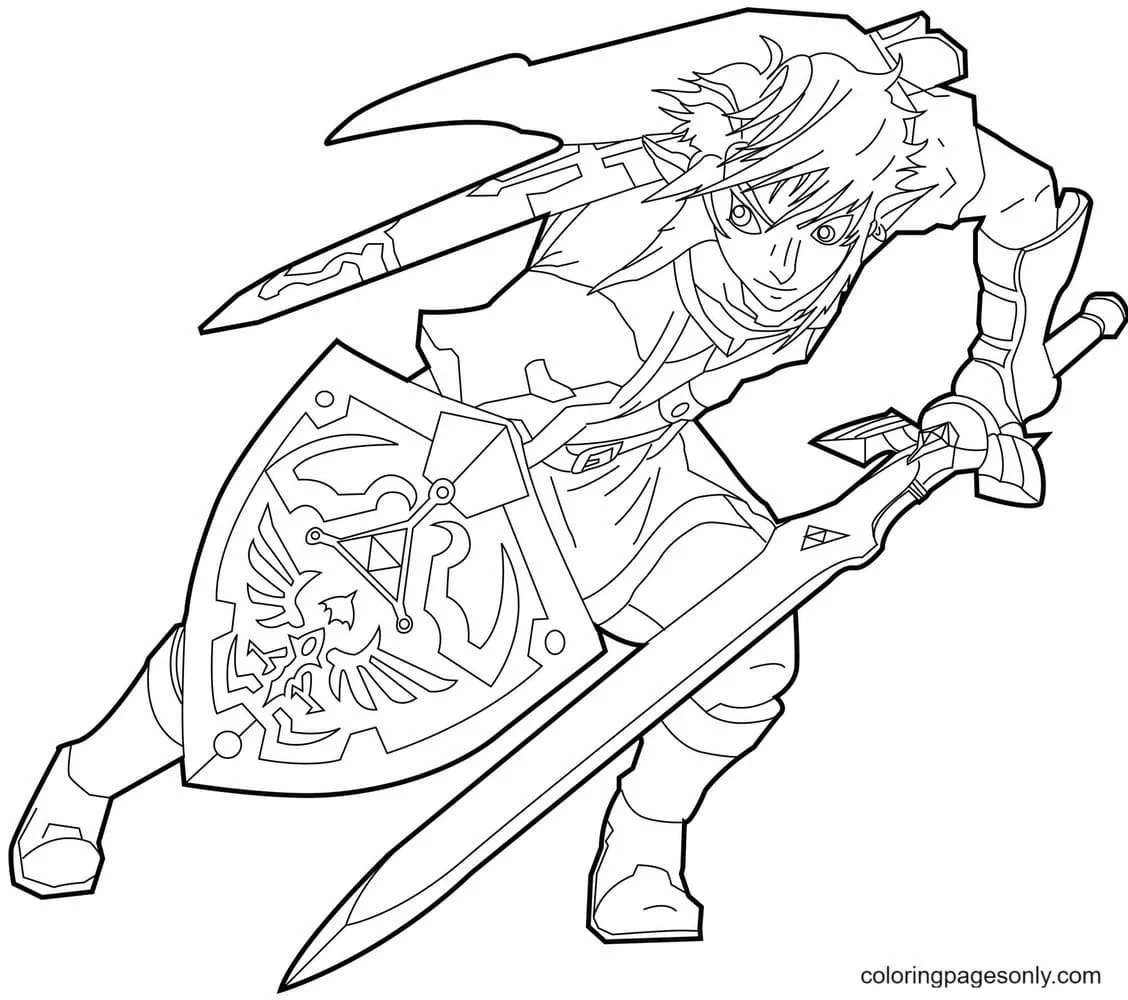 Zelda Coloring Pages 13