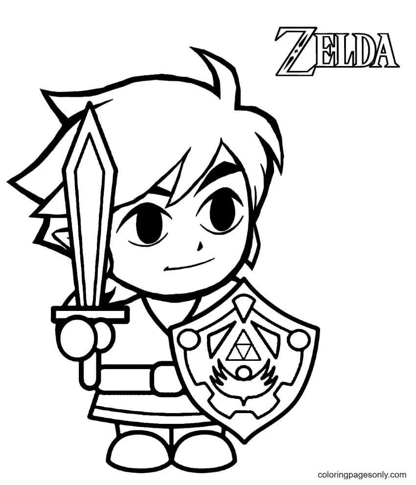 Zelda Coloring Pages 25
