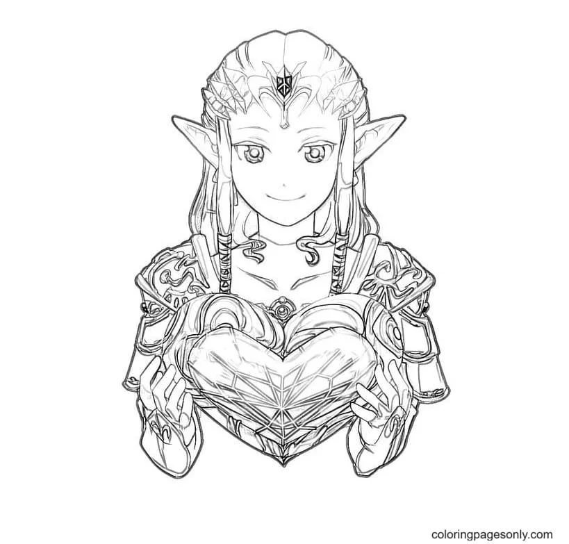 Zelda Coloring Pages 35