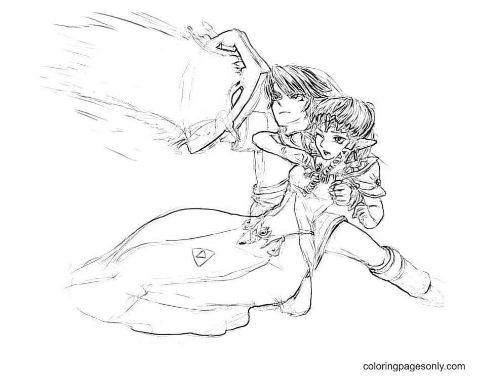Zelda Coloring Pages 37