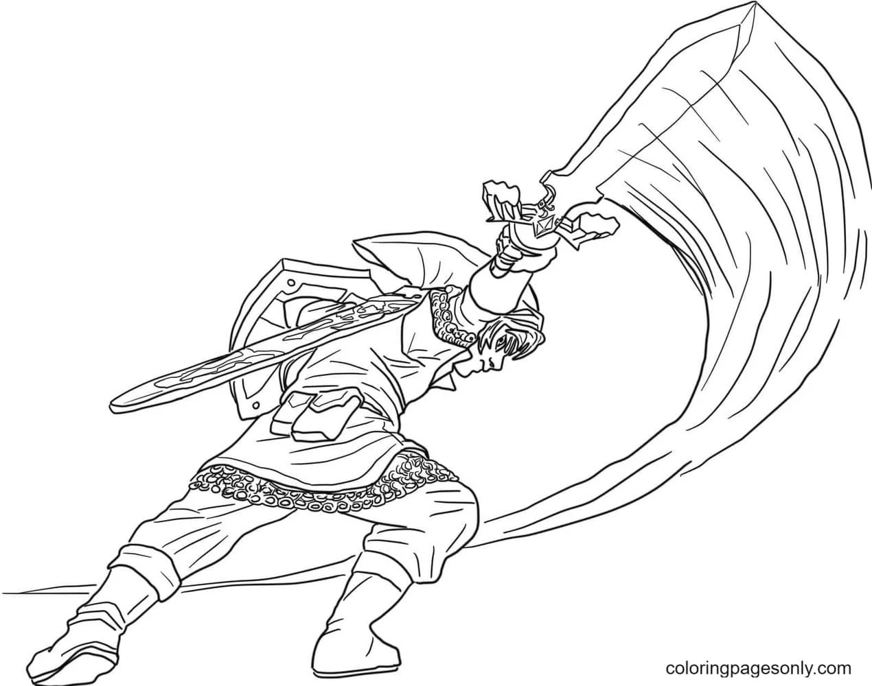 Zelda Coloring Pages 42
