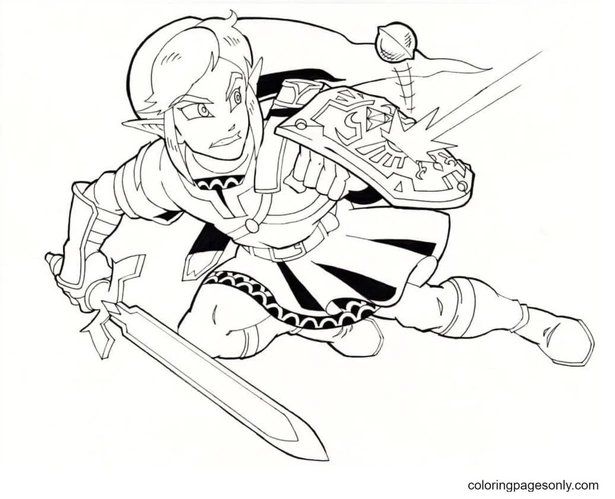 Zelda Coloring Pages 45