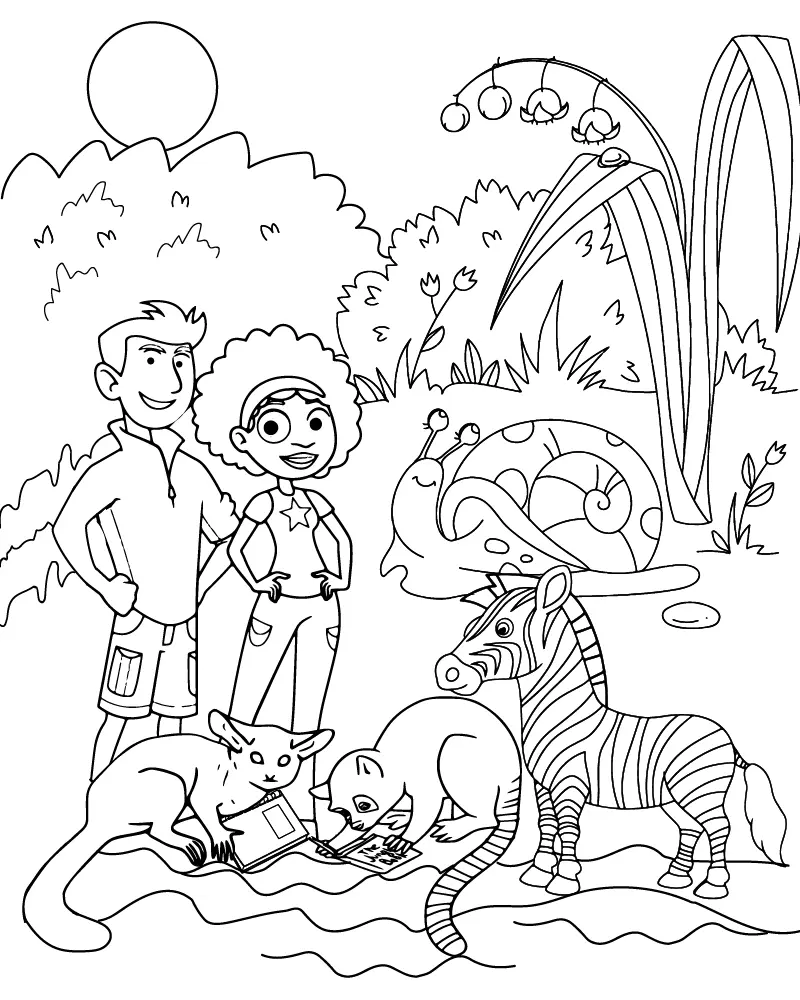 Zoboomafoo Coloring Pages 14